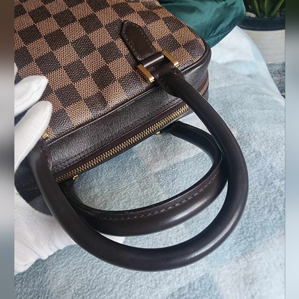 Louis Vuitton Brown Checkered Satchel - Picture 6 of 12